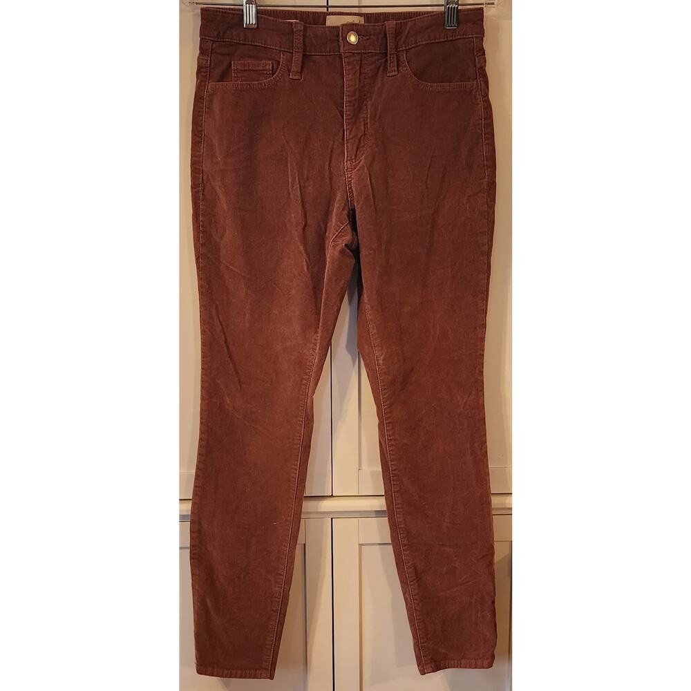 Universal thread Women's High Rise Skinny Purple Corduroy Pants Size 4 27R